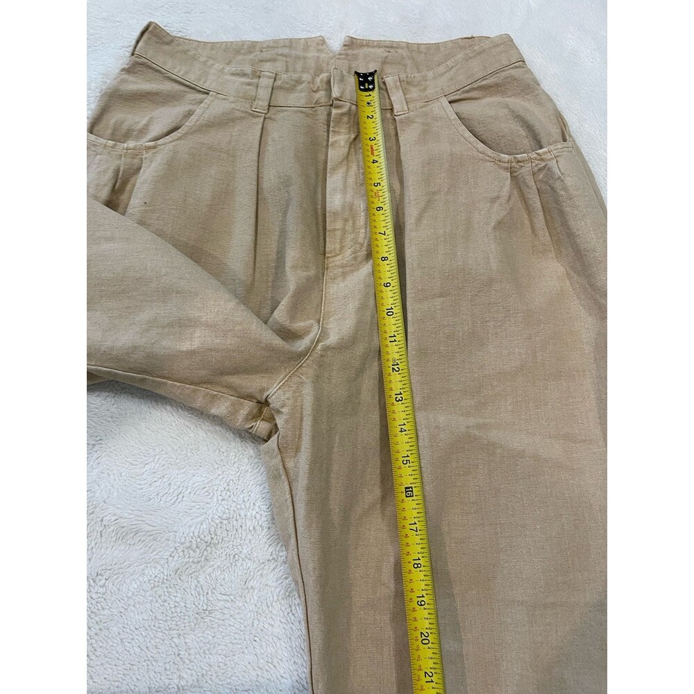 Free People Sweet Talk Chino Wide Leg Pants in Croissant - Picture 4 of 8